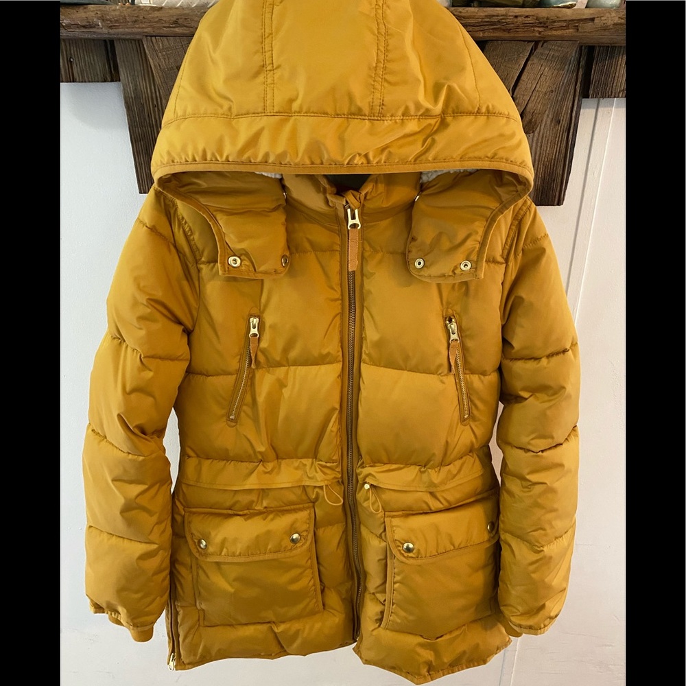 J. CREW size S signature Puffer jacket